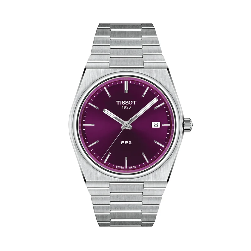 PRX Quartz 40mm - Purple on Bracelet