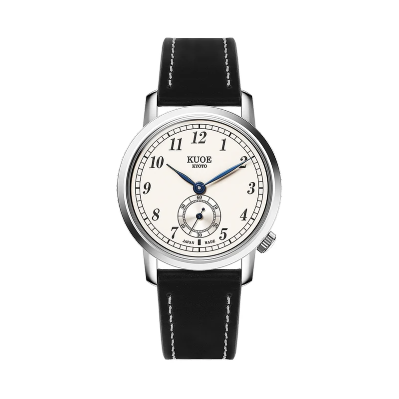 OLD SMITH 35mm - White on Leather Strap