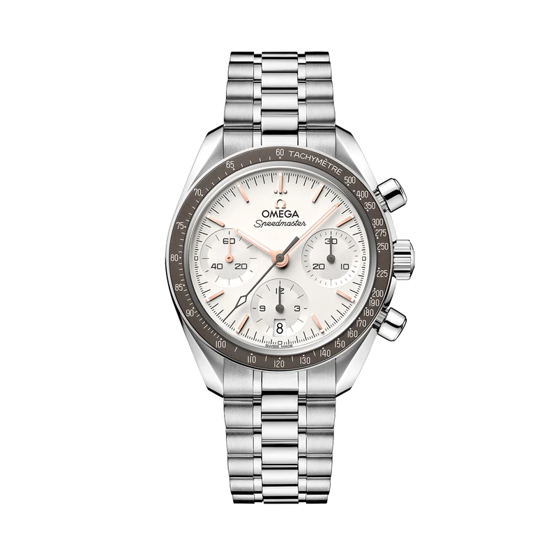Speedmaster Chronograph 38mm - Opaline Silvery on Bracelet