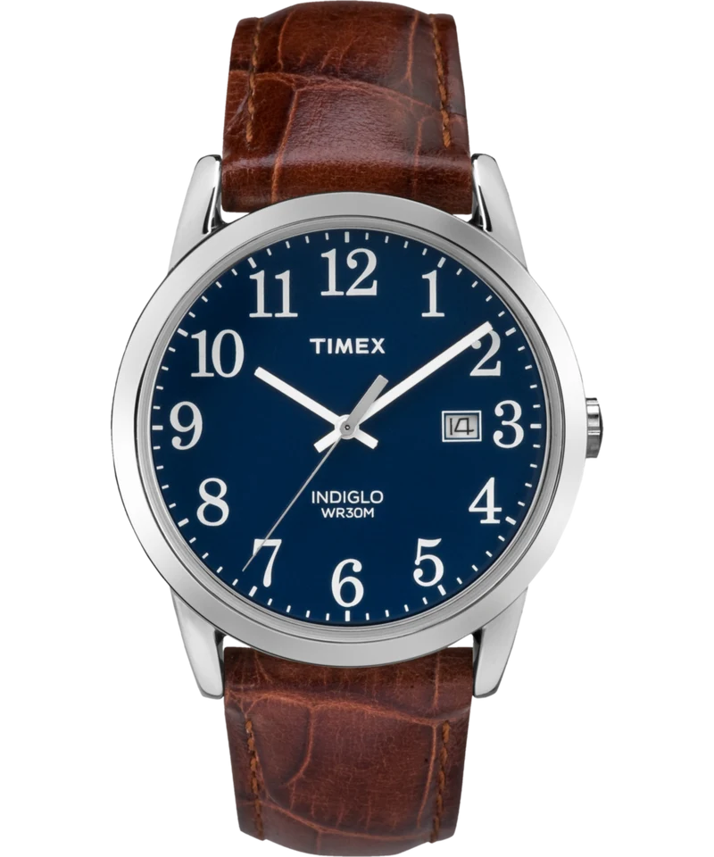 Easy Reader 38mm Leather Strap Watch