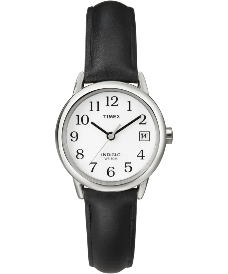 Easy Reader® 25mm Leather Strap Watch