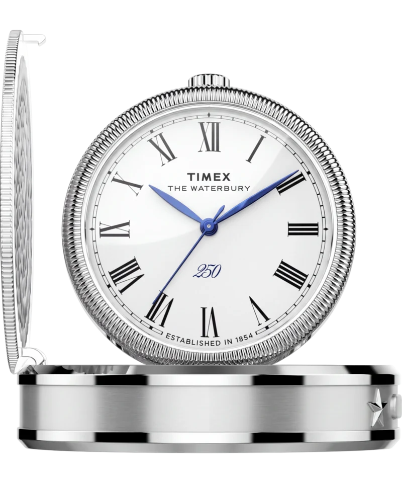 Waterbury America 250 Table Clock 49mm Stainless Steel