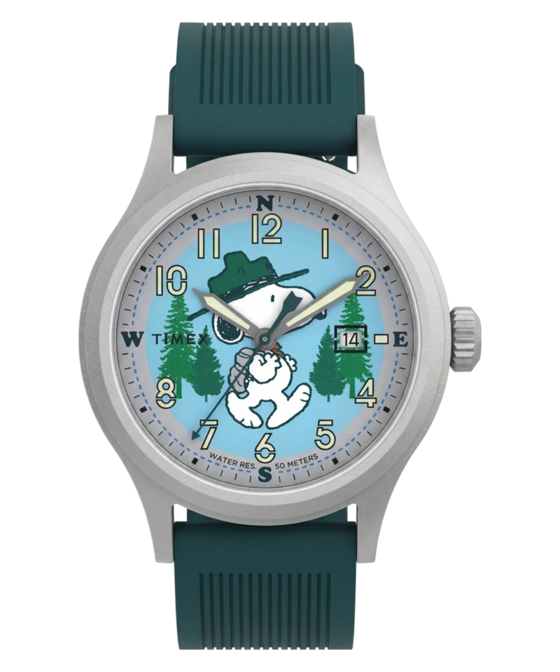 Peanuts® x Timex Expedition® Scout 40mm Silicone Strap Watch
