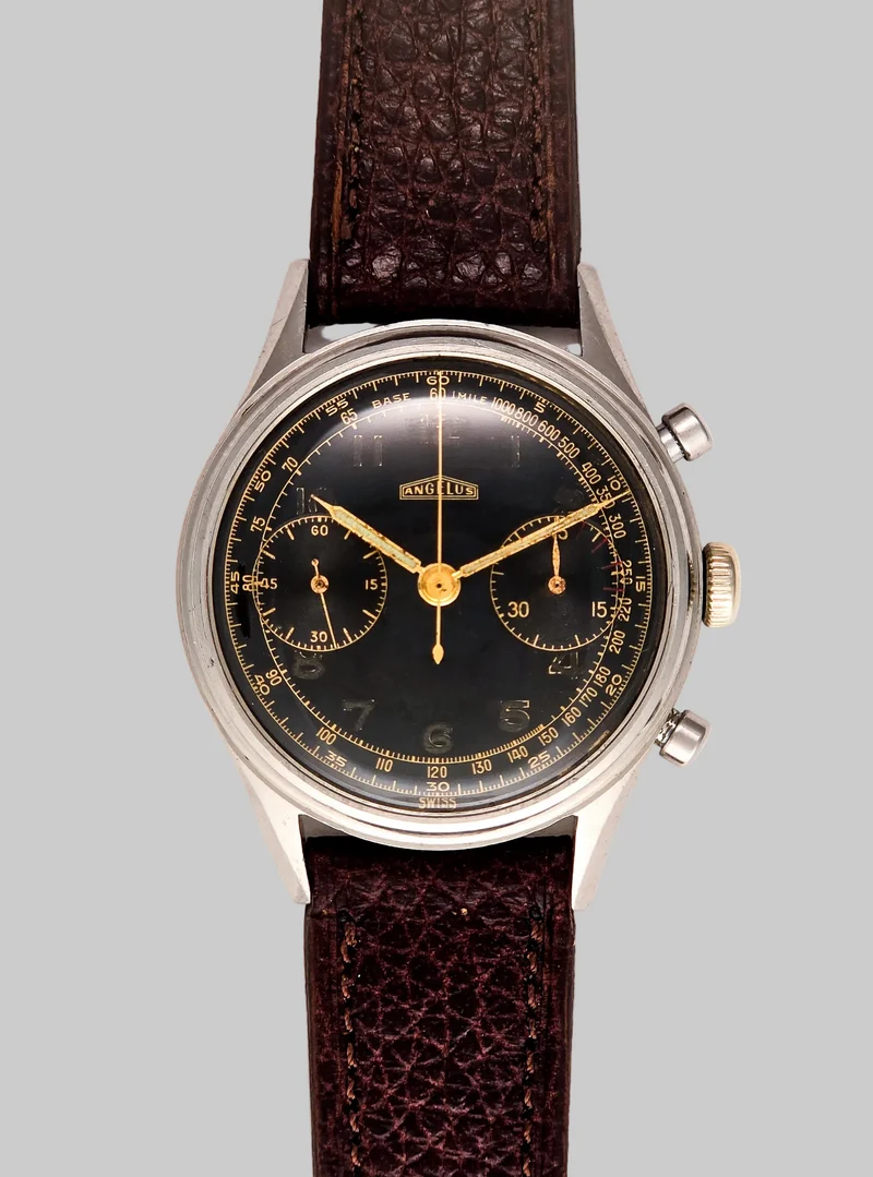 Angelus chronograph 215 gilt pump
