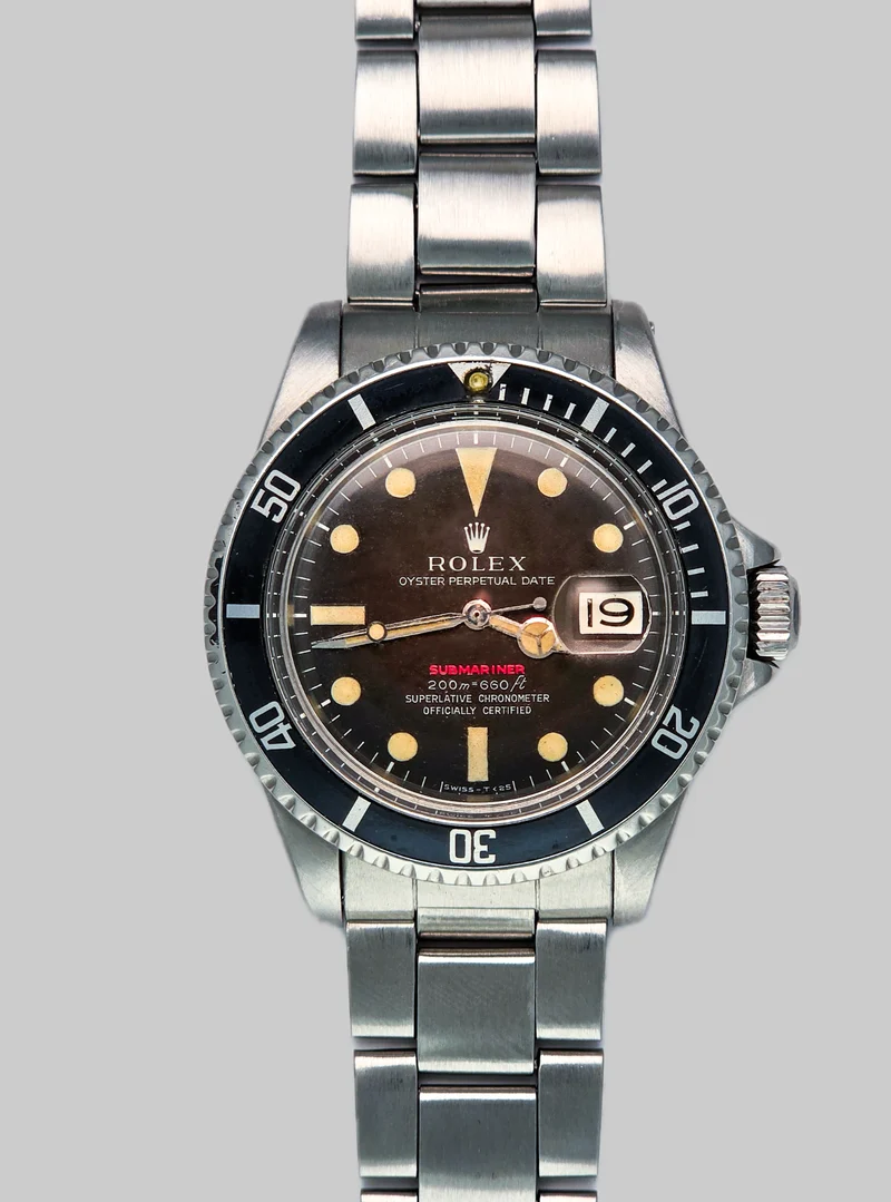 Rolex Submariner 1680 red writing MF MK2 Brown Full Set