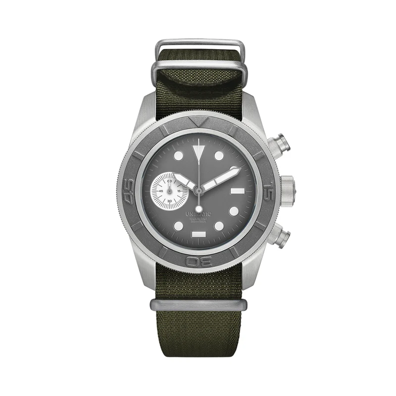 Modello Tre U3-AEG Limited Edition 41.5mm - Grey on Fabric Strap