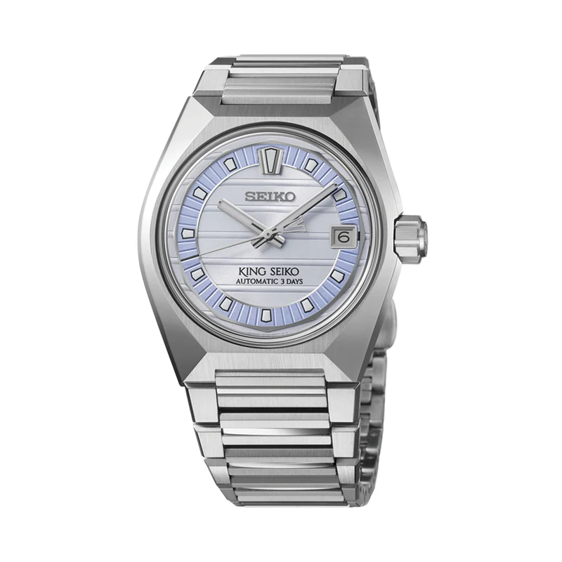 SLA091 King Seiko VANAC 41mm - Silver on Bracelet