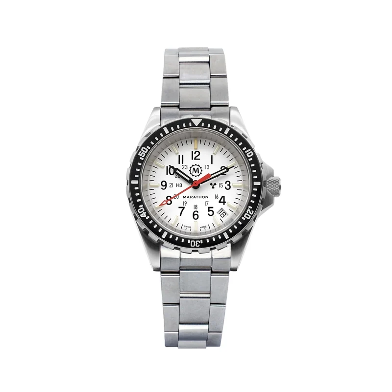 MSAR® Arctic Edition Diver's Quartz Type II 36mm - White on Bracelet