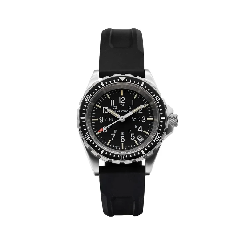 MSAR® Standard-Issue Diver's Quartz Type II 36mm - Black on Rubber Strap