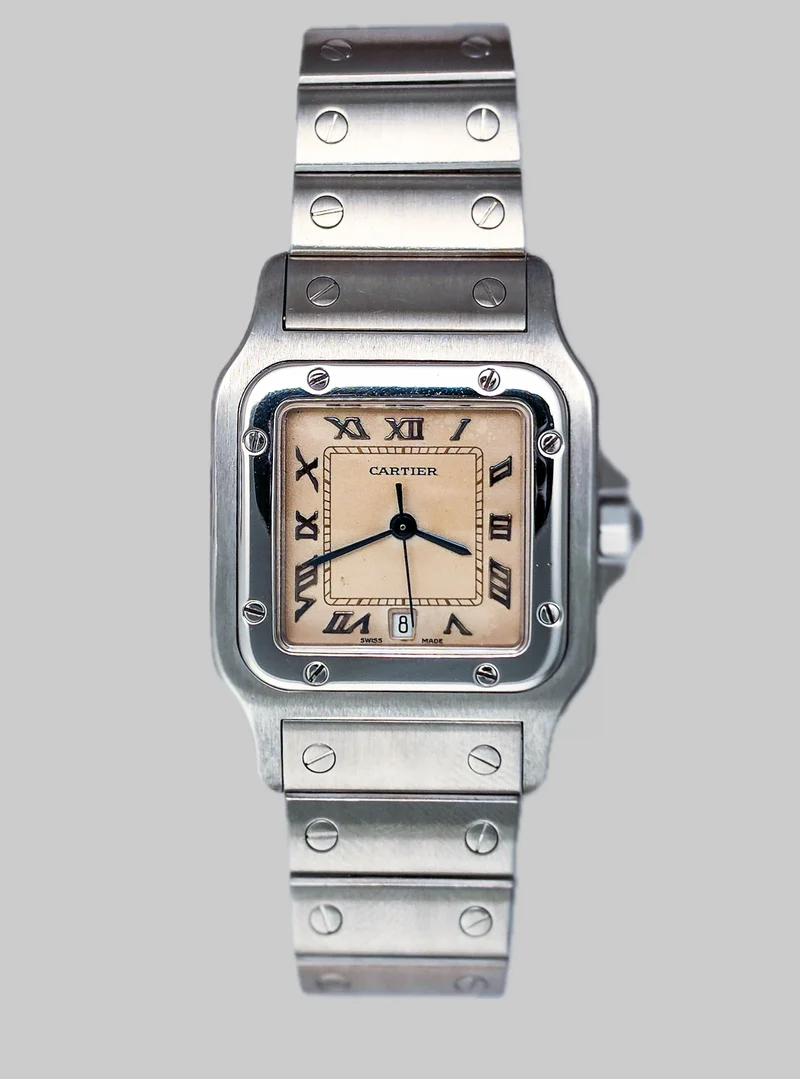 Cartier Santos Galbée Ref. 1564 cream
