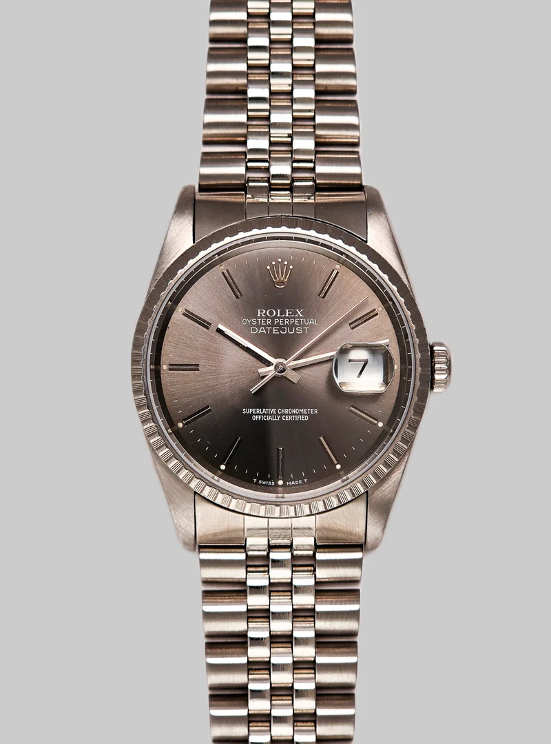 Rolex Datejust 16220 Grey Full Set