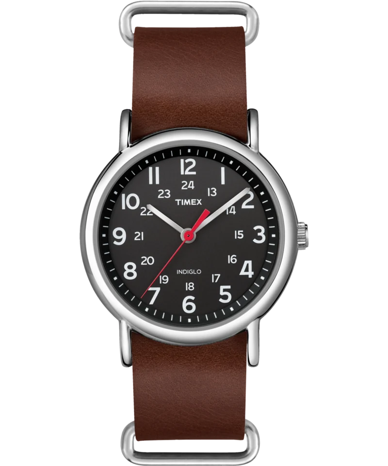 Weekender 38mm Leather Strap Watch