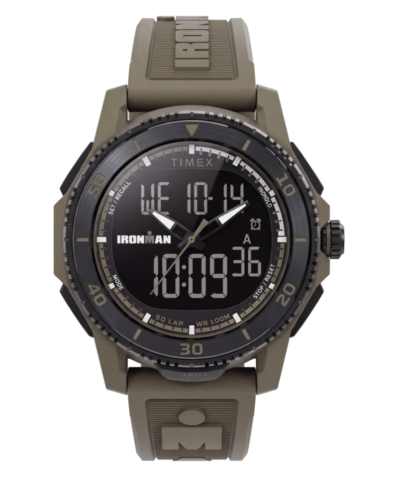 TIMEX® IRONMAN® Adrenaline 46.5mm Resin Strap Watch