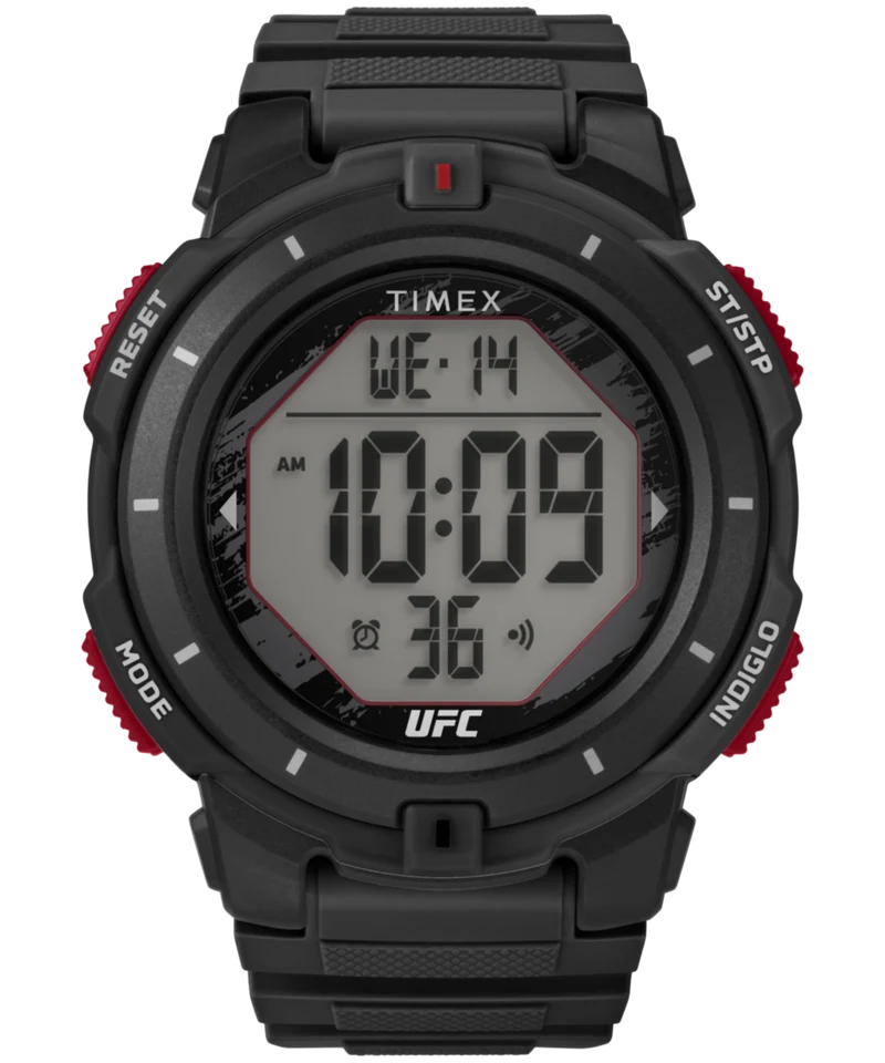 Timex UFC Rumble 50mm PU Strap Watch
