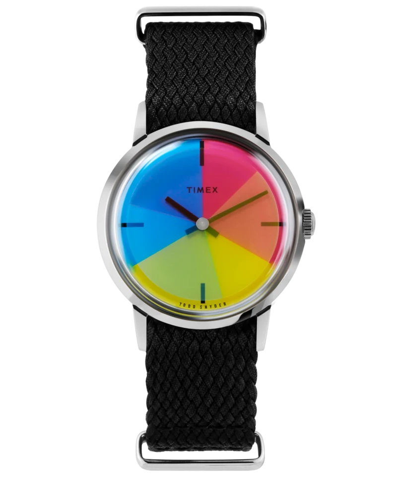 Timex x Todd Snyder Marlin Hand-Wound 1969 Color Flicks Reissue