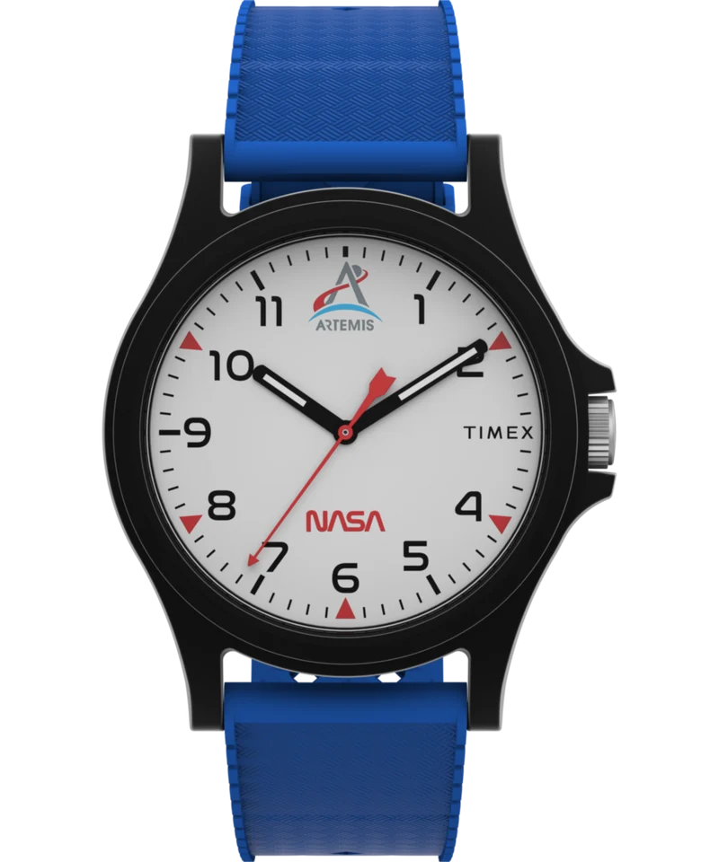 Timex Main Street NASA Artemis 40mm Silicone Strap Watch