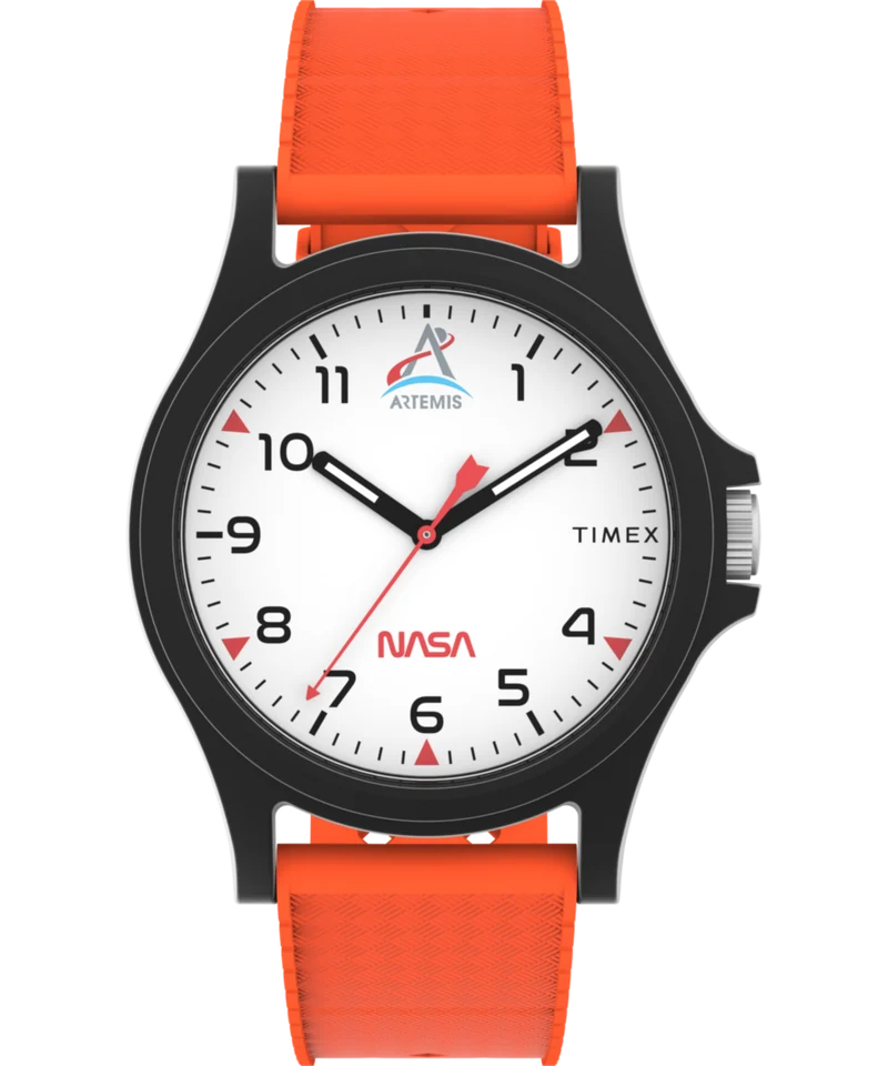 Timex Main Street NASA Artemis 40mm Silicone Strap Watch