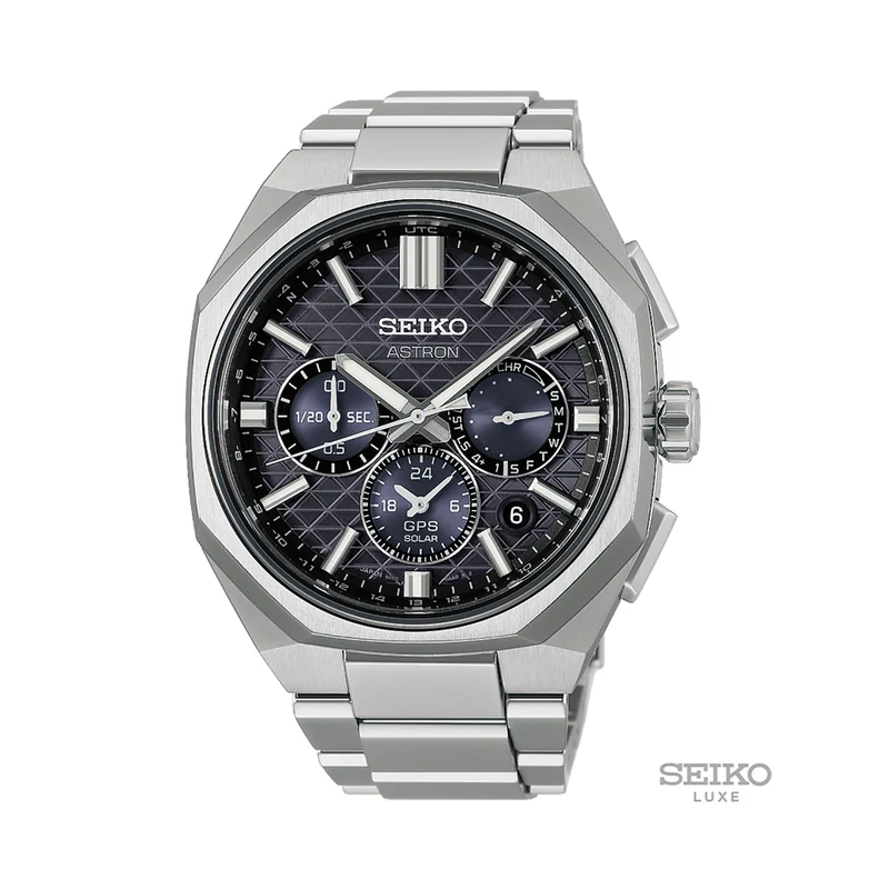 HAB002 Astron 43.4mm - Blue on Bracelet