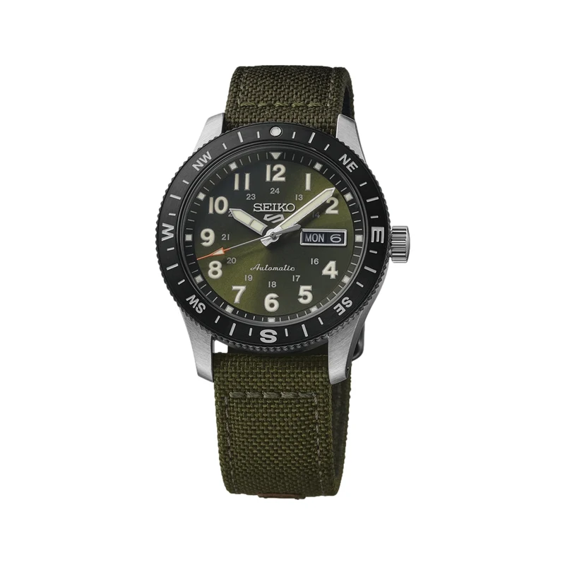 HDB008 5 Sports Field Series 41mm - Green on Fabric Strap