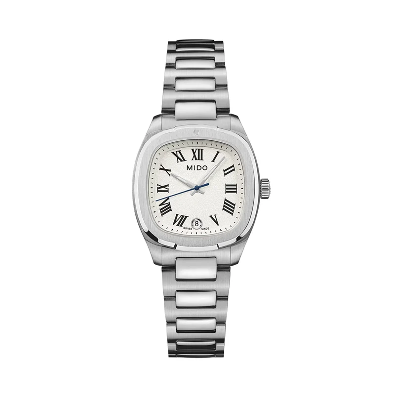 Multifort TV Quartz 28mm - Ivory on Bracelet