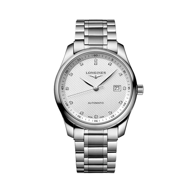 Master Collection 40mm - Silver, Diamond-Set on Bracelet