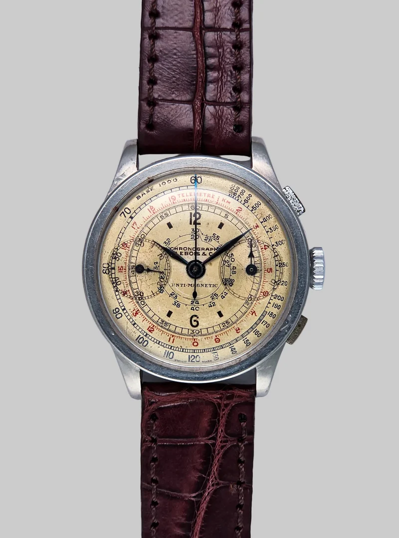 LeBois steel chronograph