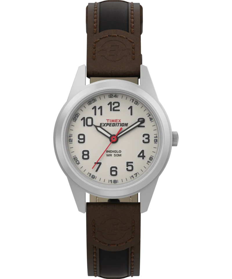 Expedition Field Mini 26mm Leather Strap Watch