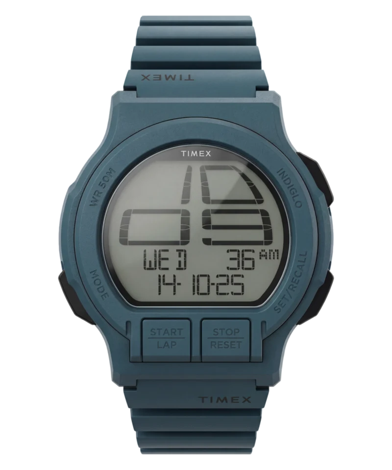 Retroware Digital 46mm Resin Strap Watch