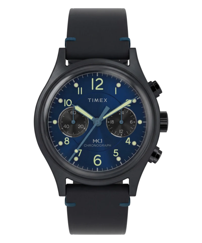 MK1® Chronograph 40mm Leather Strap Watch