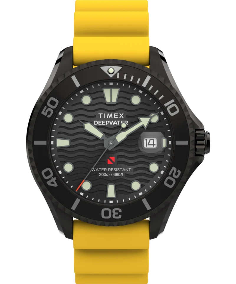 Deepwater Meridian 200 44mm Synthetic Rubber Strap Watch