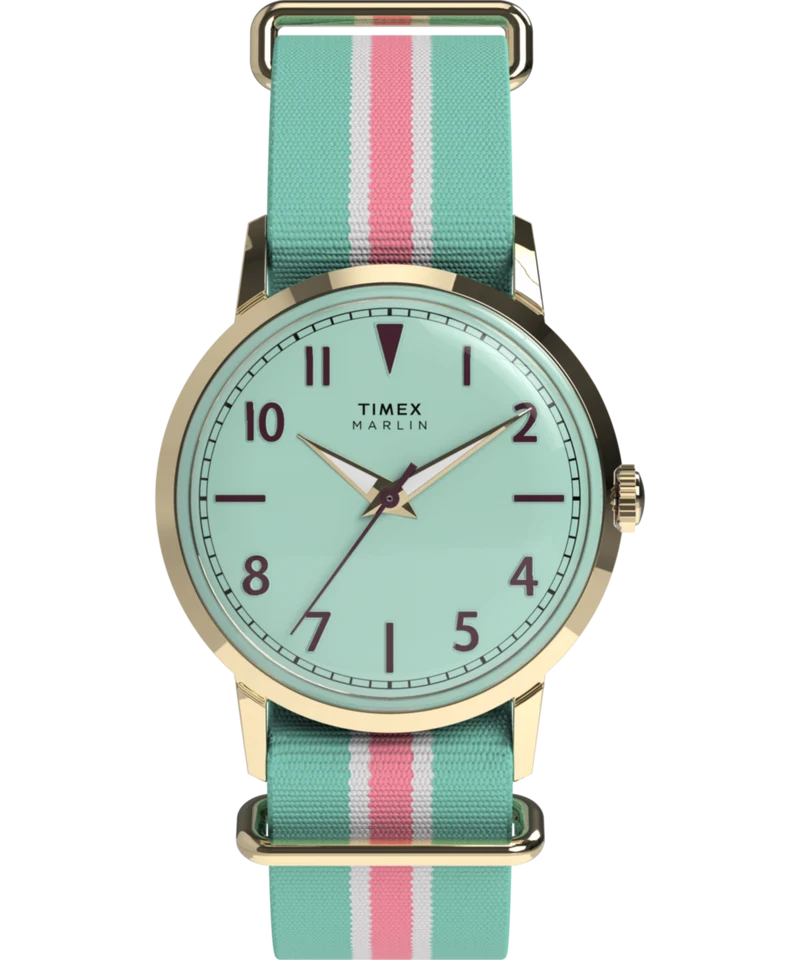 Marlin® 34mm Fabric Strap Watch