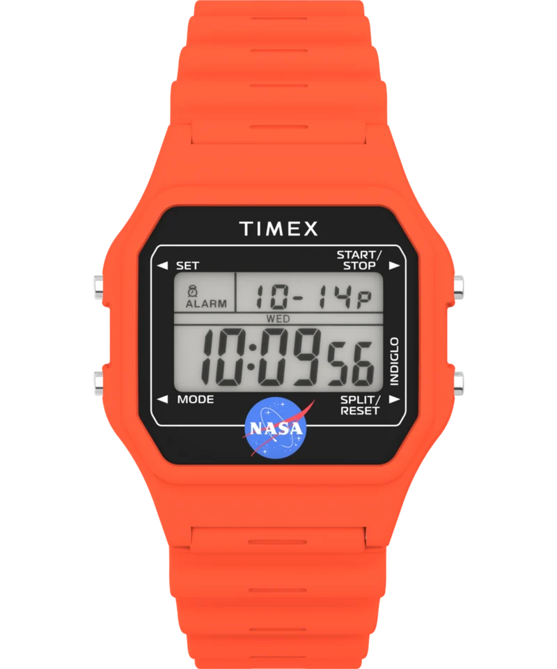Timex Main Street NASA Artemis Digital 36mm Resin Strap Watch