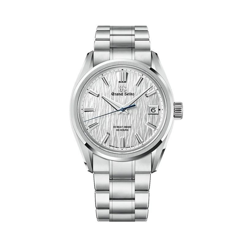 SLGH031 E9 "White Birch" Hi-Beat Ever-Brilliant Steel 40mm - White on Bracelet