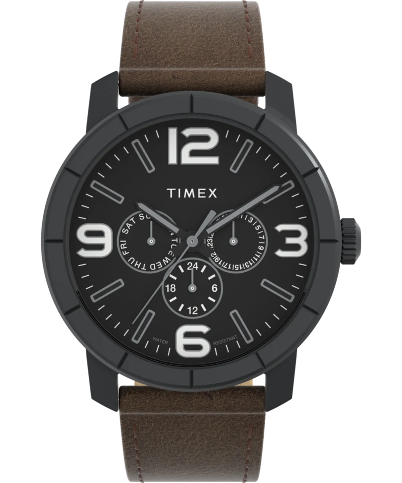Mod 44mm Leather Strap Watch