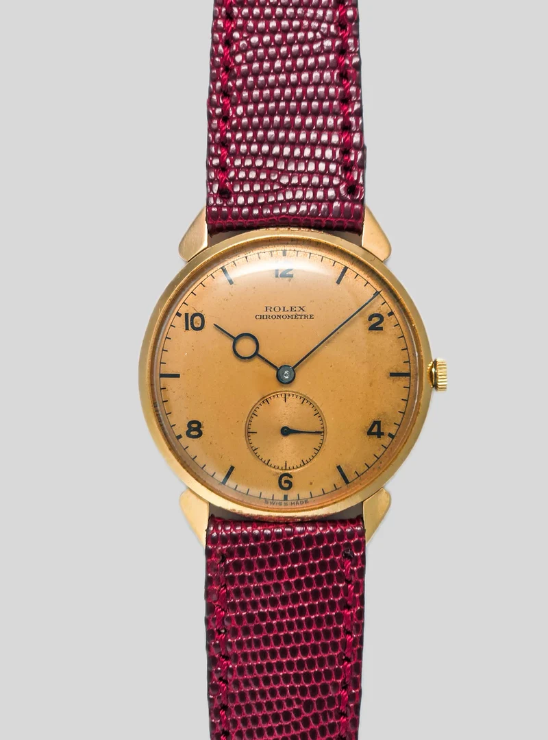 Rolex Chronometre pink gold