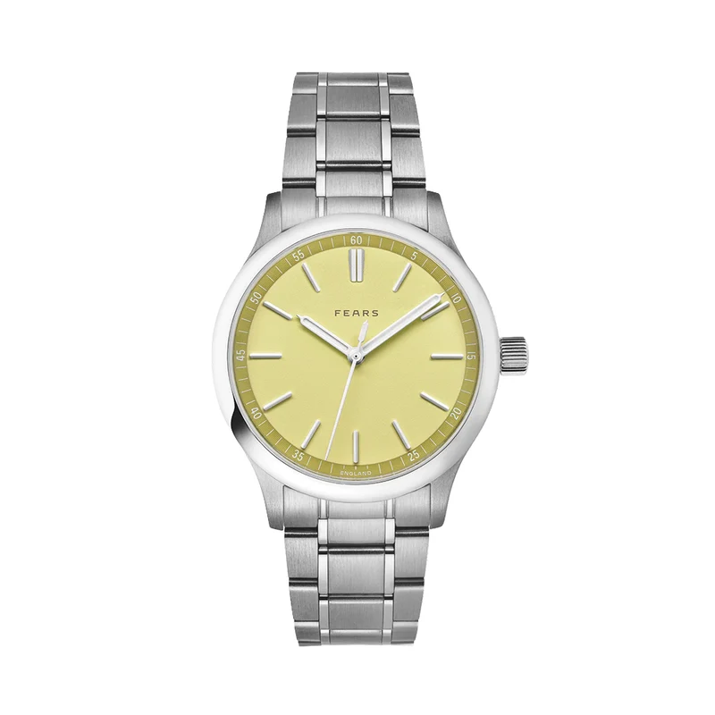 Redcliff "Sherbert Yellow" 39.5mm - Yellow on Bracelet