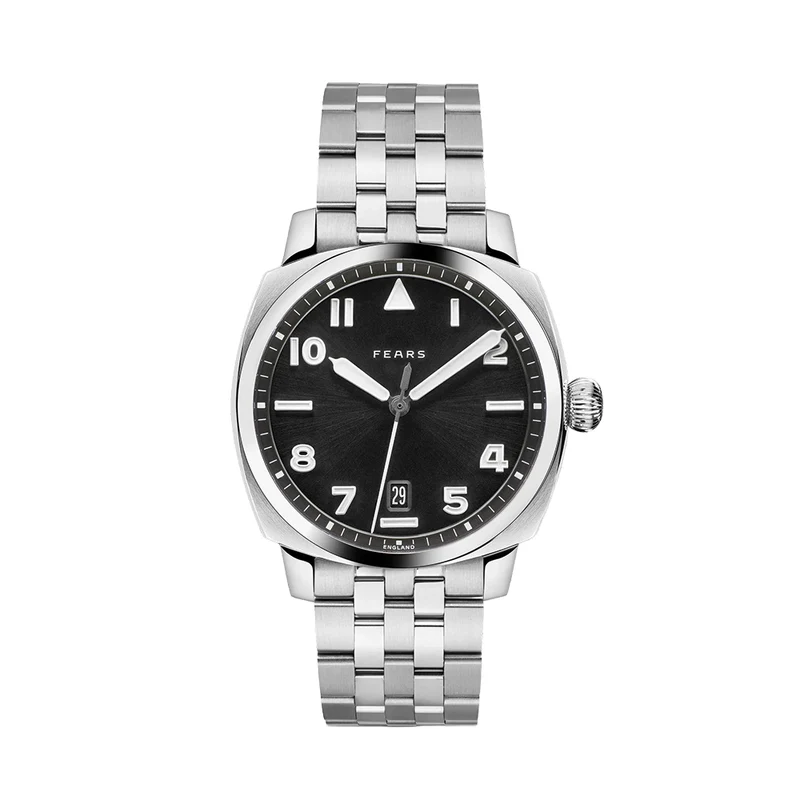 Brunswick Filton "Raven Black" 40mm - Black on Bracelet