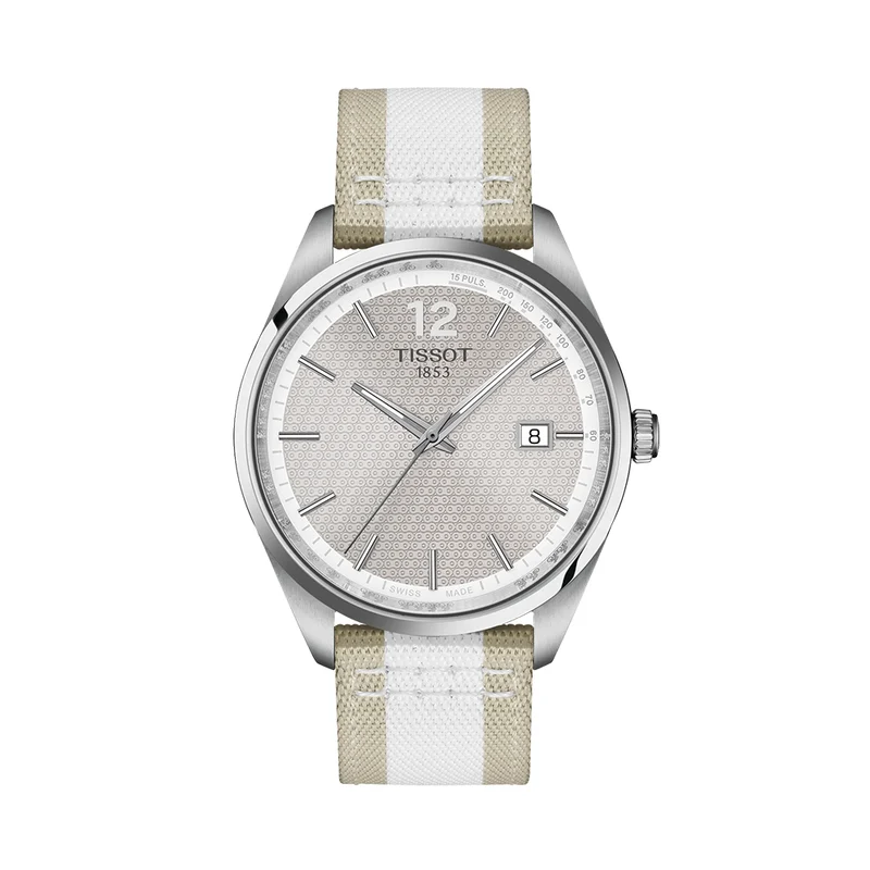 PR 100 Quartz Cycling 40mm - Grey on Fabric Strap