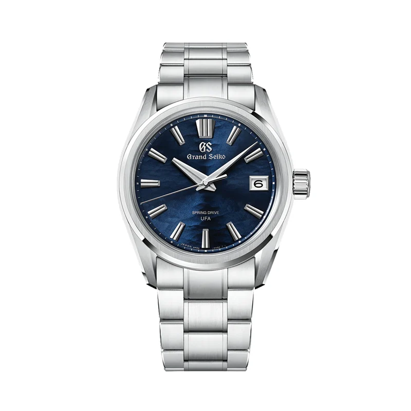 SLGB013 E9 "Lake Suwa" Spring Drive UFA Ever-Brilliant Steel 40mm - Blue on Bracelet