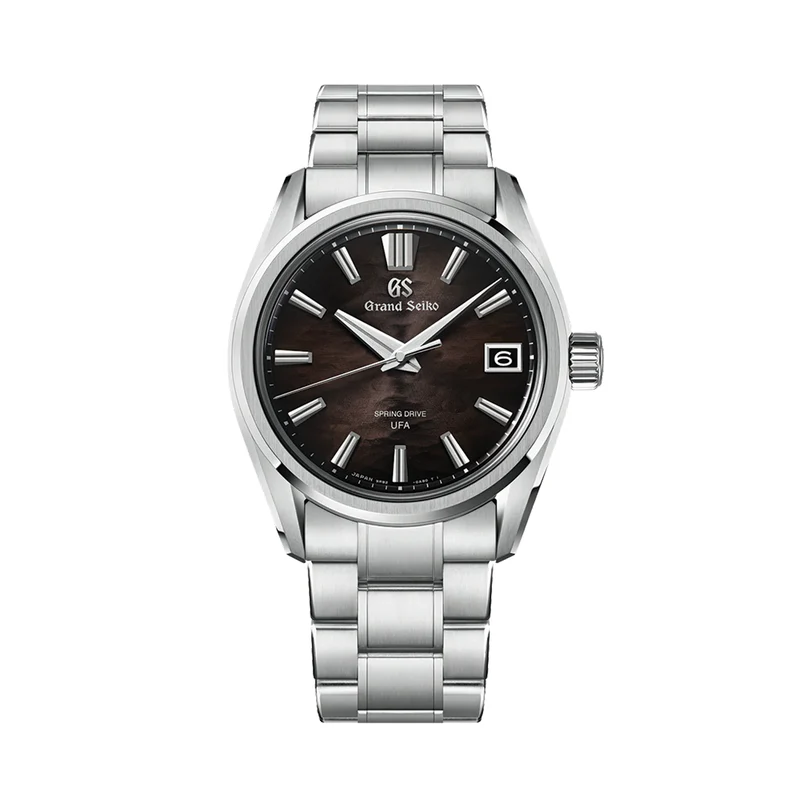 SLGB007 E9 "Lake Suwa at Night" Spring Drive UFA Titanium 40mm - Black on Bracelet