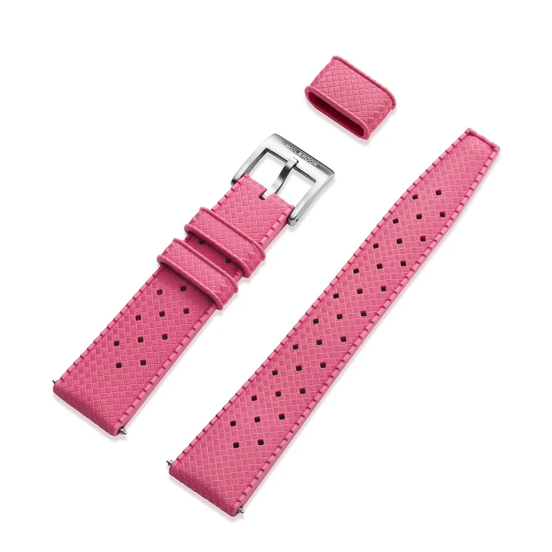 Pink Tropic Rubber Strap
