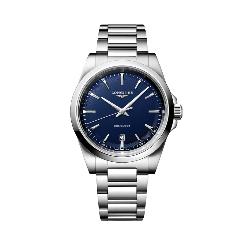 Conquest Quartz 41mm - Blue on Bracelet