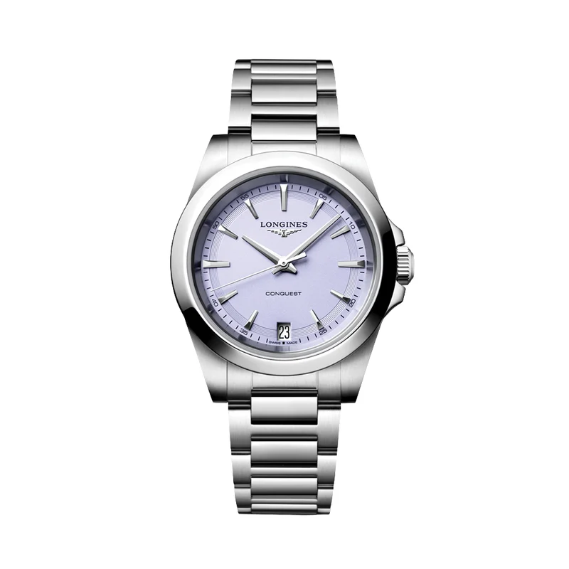Conquest Quartz 34mm - Lavender Mauve on Bracelet