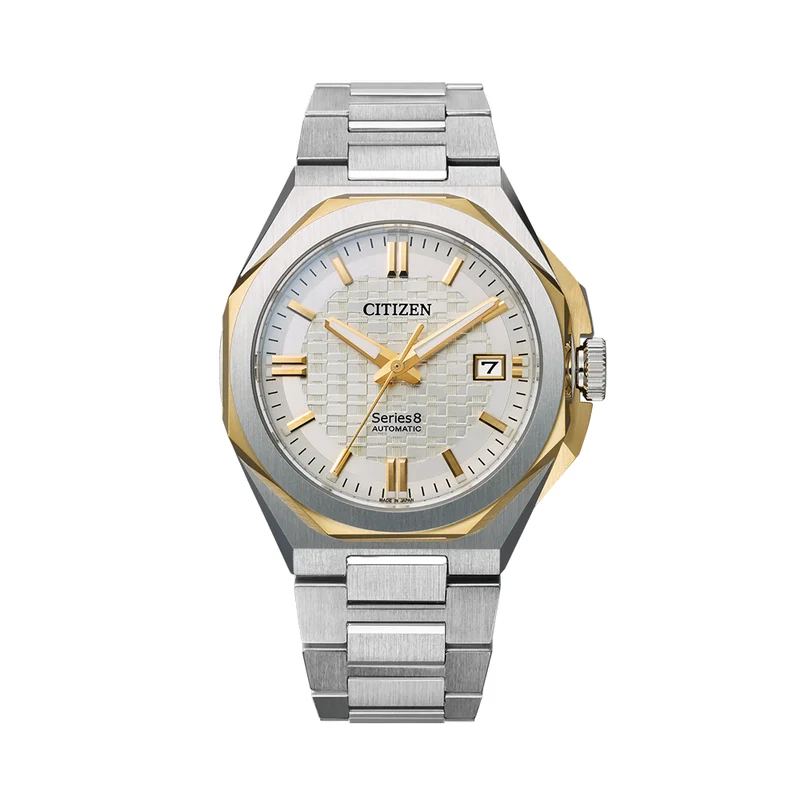 Series8 Automatic Two-Tone 39mm - White on Bracelet