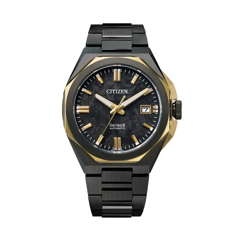 Series8 Automatic Two-Tone 39mm - Black on Bracelet