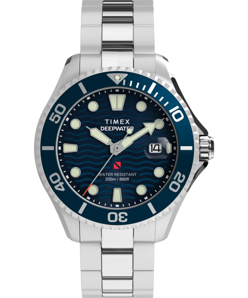 Deepwater Meridian 200 44mm Stainless Steel Bracelet Watch