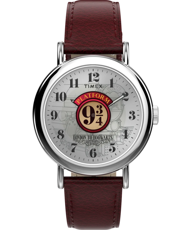 Harry Potter x Timex Weekender Platform 9 3/4 37mm Leather Strap Watch