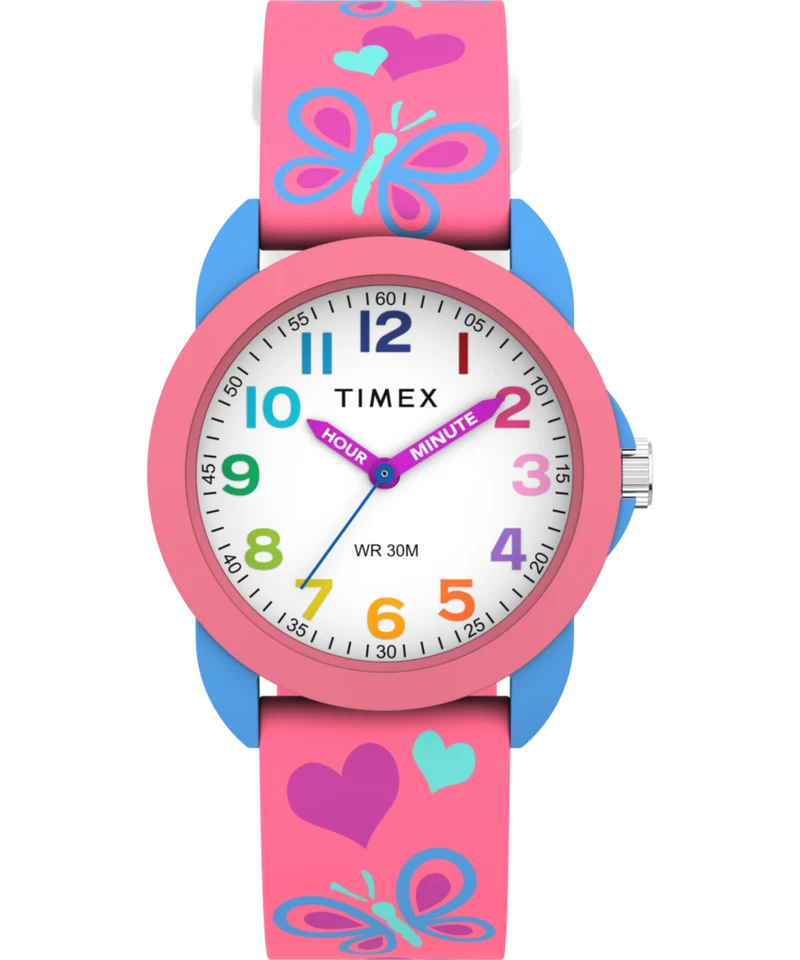 Timex Kids Time Teacher 30mm Silicone Strap Watch