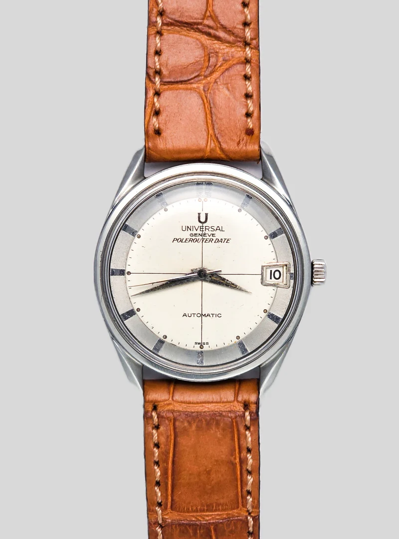 Universal Genève Polerouter white