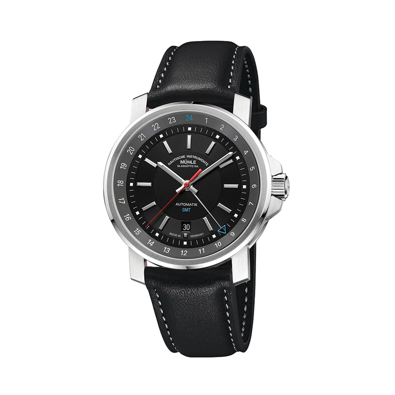 29er Big GMT 42.4mm - Anthracite on Leather Strap
